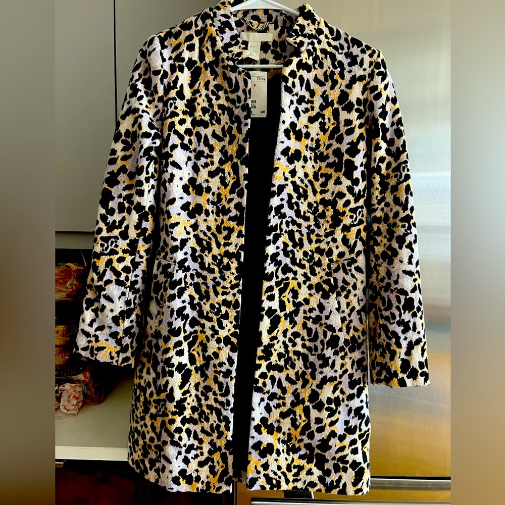 H&M leopard print jacket
